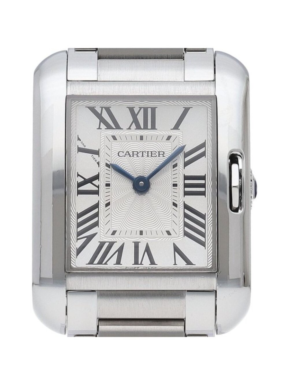 Cartier Tank Anglaise SM Watch SS Silver